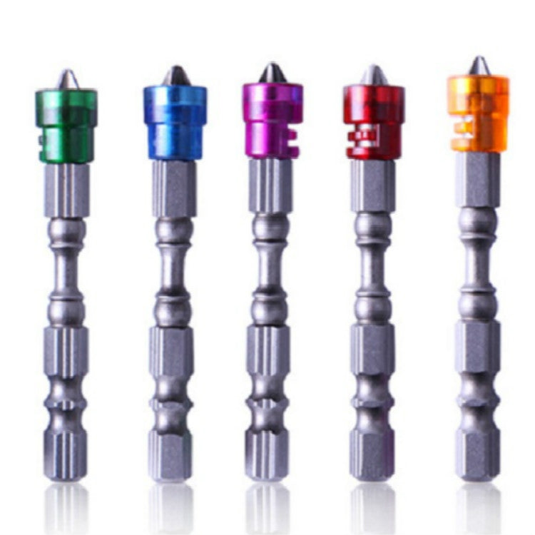 5 PCS 65mm Magnetic Coil Alloy Steel Cross Bit Single Head Electric Drill Electric Screwdriver Head