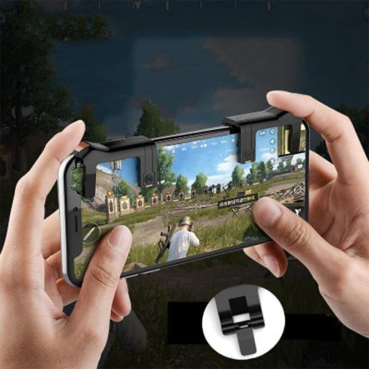 4th Generation Mobile Phone Game Trigger Fire Button Aim Key Physical Joysticks Game Controller for STG FPS TPS Shooting Game