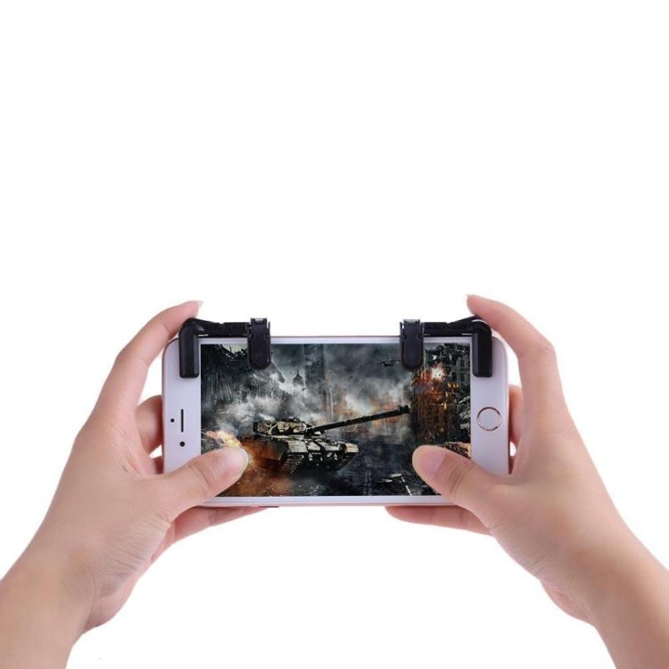 4th Generation Mobile Phone Game Trigger Fire Button Aim Key Physical Joysticks Game Controller for STG FPS TPS Shooting Game