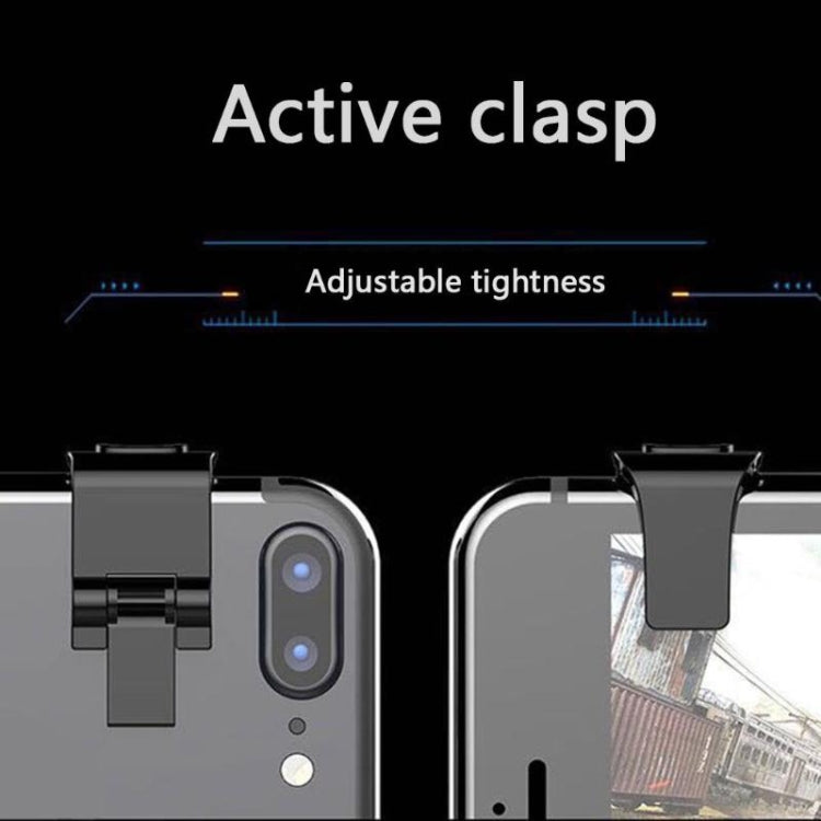 4th Generation Mobile Phone Game Trigger Fire Button Aim Key Physical Joysticks Game Controller for STG FPS TPS Shooting Game