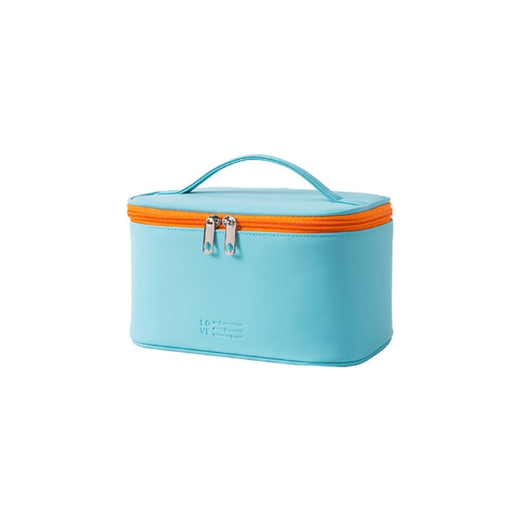 2 PCS Portable Travel PU Portable Cosmetic Case Large-capacity Cosmetic Storage Bag