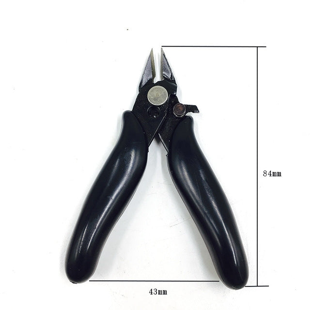 Stainless Steel Mini Electronic Water Cut Pliers Electrician Repair Tools, Color:Black