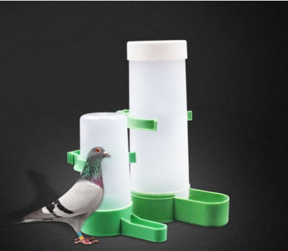 10 PCS Practical Birds Feeding Equipment Parrot Bird Drinker Watering Feeder with Clip