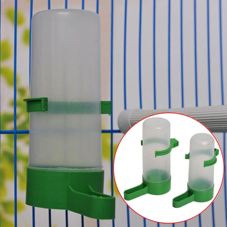 10 PCS Practical Birds Feeding Equipment Parrot Bird Drinker Watering Feeder with Clip