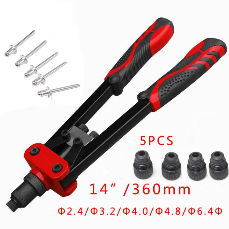 1 pc 13“/ 14†heavy duty industrial manual drawing stainless steel, riveter tool 2.4,3.2,4.0,4.8,6.4 Riveting tools Hand Riveter