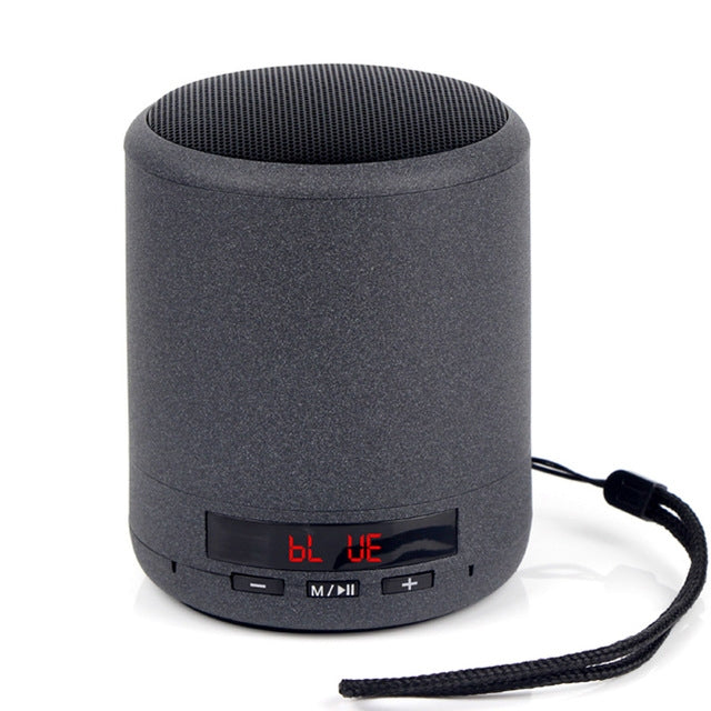 Mini Portable Bluetooth Speaker Wireless Column Bass Sound Stereo Subwoofer Handsfree AUX TF Card USB MP3 Player for Phone PC