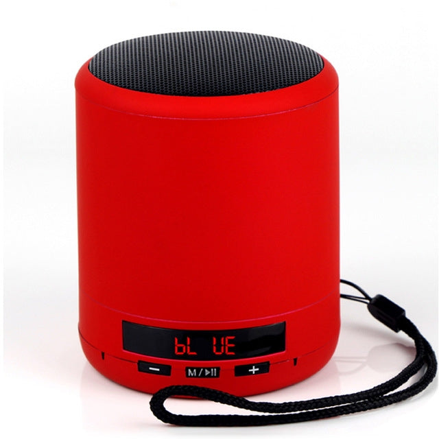 Mini Portable Bluetooth Speaker Wireless Column Bass Sound Stereo Subwoofer Handsfree AUX TF Card USB MP3 Player for Phone PC