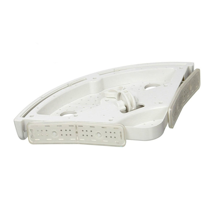 Bathroom Shelf Qrganizer Snap Up Corner Shelf Plastic Storage Wall Holder Shampoo Holder