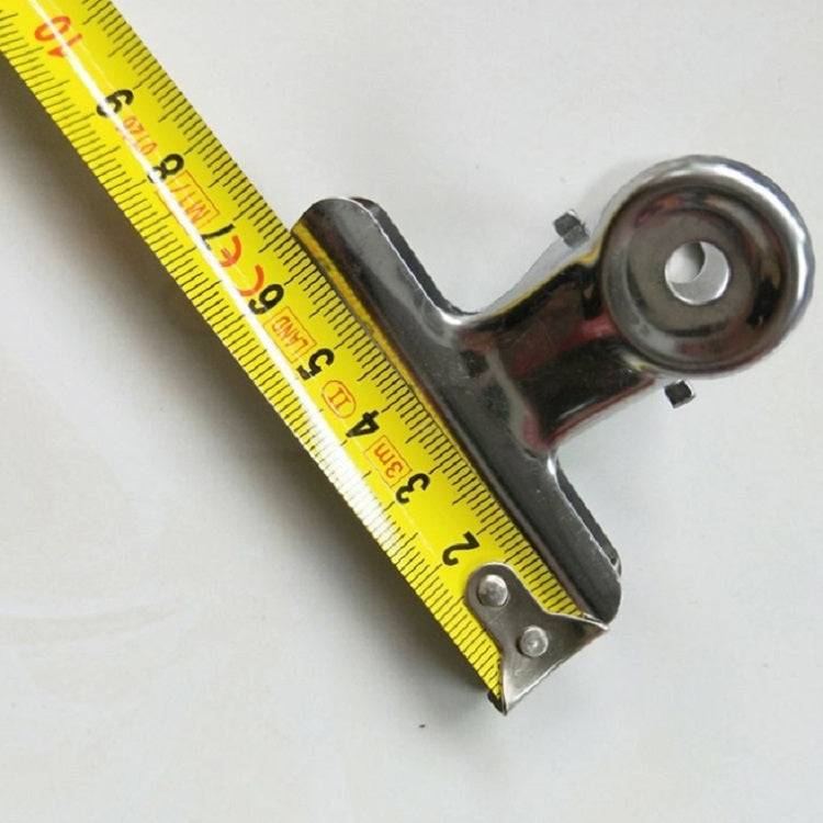 20 PCS Stainless Steel Round Head Clip Paper Clip Office Folder Refrigerator Wall Memo Clip