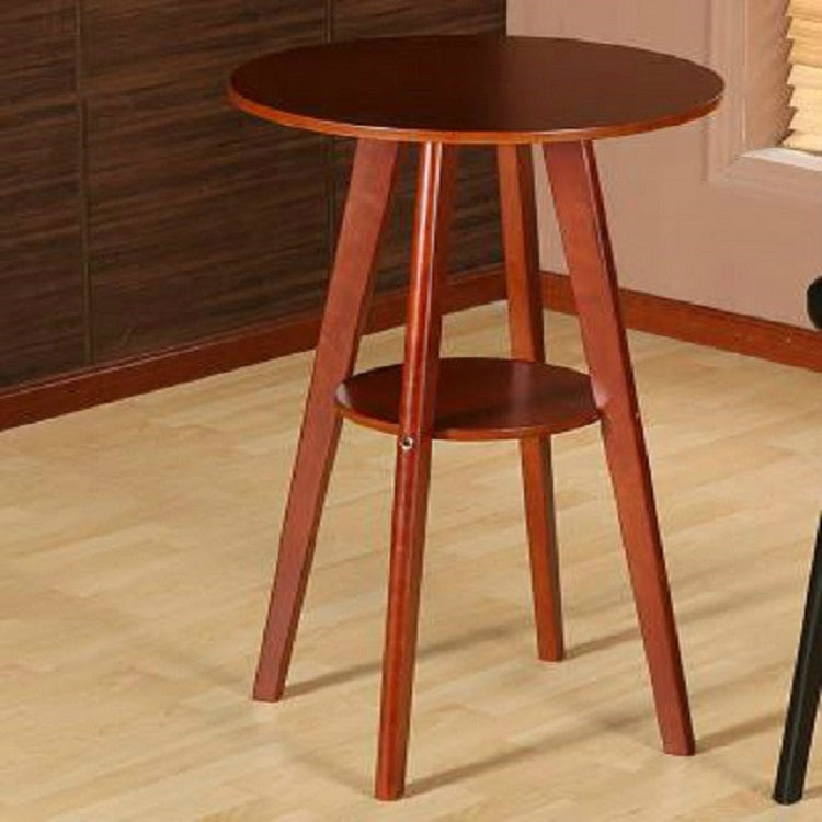 Solid Wood Bar Table Double Round Coffee Table