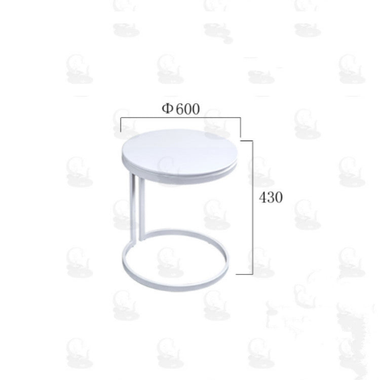 Nordic Small Apartment Simple Furniture Solid Wood Round Rectangle Cafe Telephone Tables Living Room Bedroom Small Desk