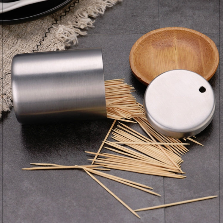 3 PCS Household Restaurant Stainless Steel Drop Resistance Toothpick Holder Toothpick Storage Box