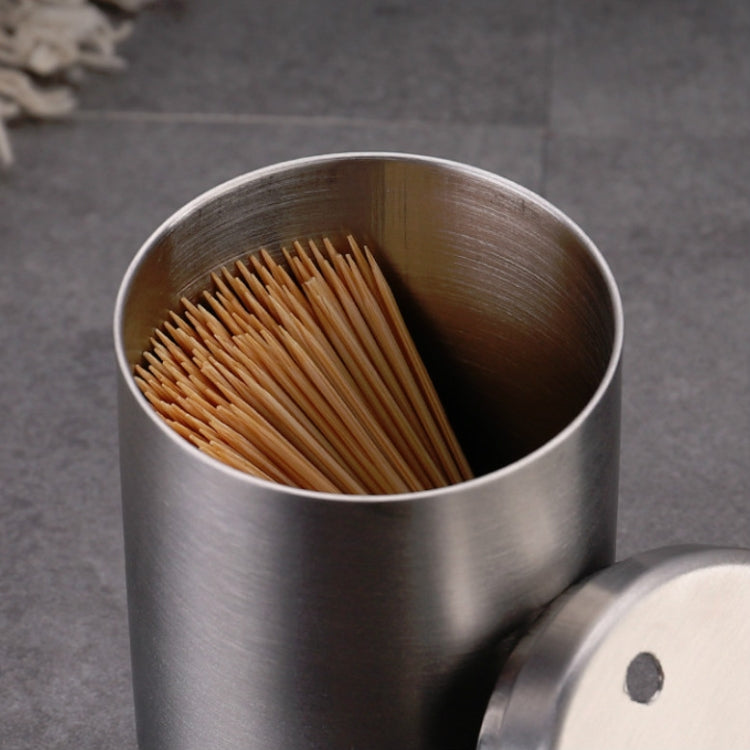 3 PCS Household Restaurant Stainless Steel Drop Resistance Toothpick Holder Toothpick Storage Box