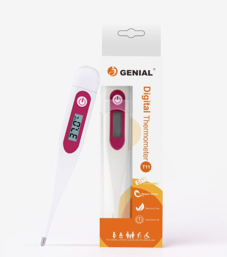 Electronic Digital Thermometer Body Temperature Fever Measurement