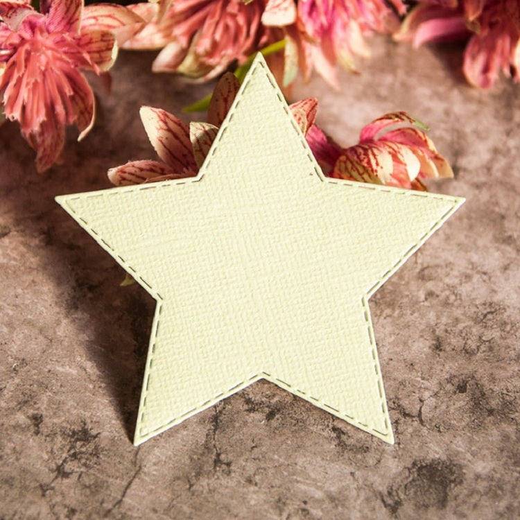 8 PCS DIY Cutting Die Carbon Steel Embossing Die Five-pointed Star Kit