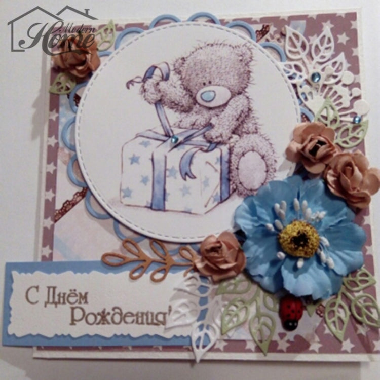 8 In 1 DIY Metal Embossed Cutting Die Carbon Steel Paper-cutting Card Round Template