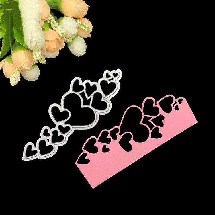 5 PCS Love Border Carbon Steel Knife Model Children's Puzzle DIY Embossing Knife Mold
