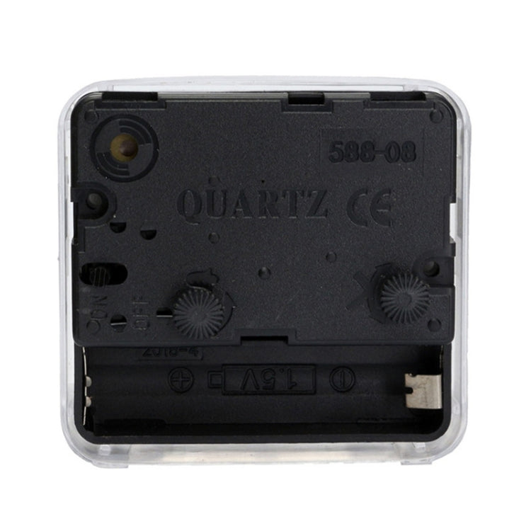 Square Alarm Clock Transparent Case Compact Digital Mini Bedroom Bedside Office Electronic Clock