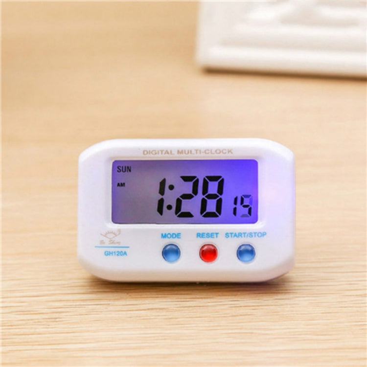 Portable Pocket Sized Digital Electronic Travel Alarm Clock Automotive Electronic Luminous Stopwatch LCD Clock
