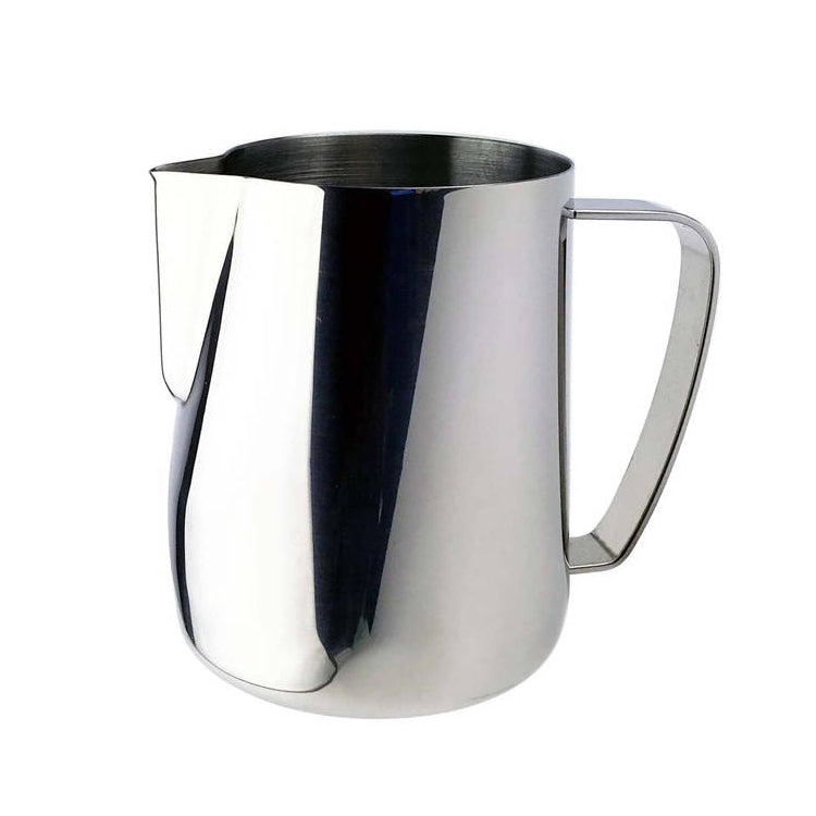 Milk Jug 0.3-0.6L Stainless Steel Frothing Pitcher Pull Flower Cup Coffee Milk Frother Latte Art Milk Foam Tool Coffeware, Capacity:350ml