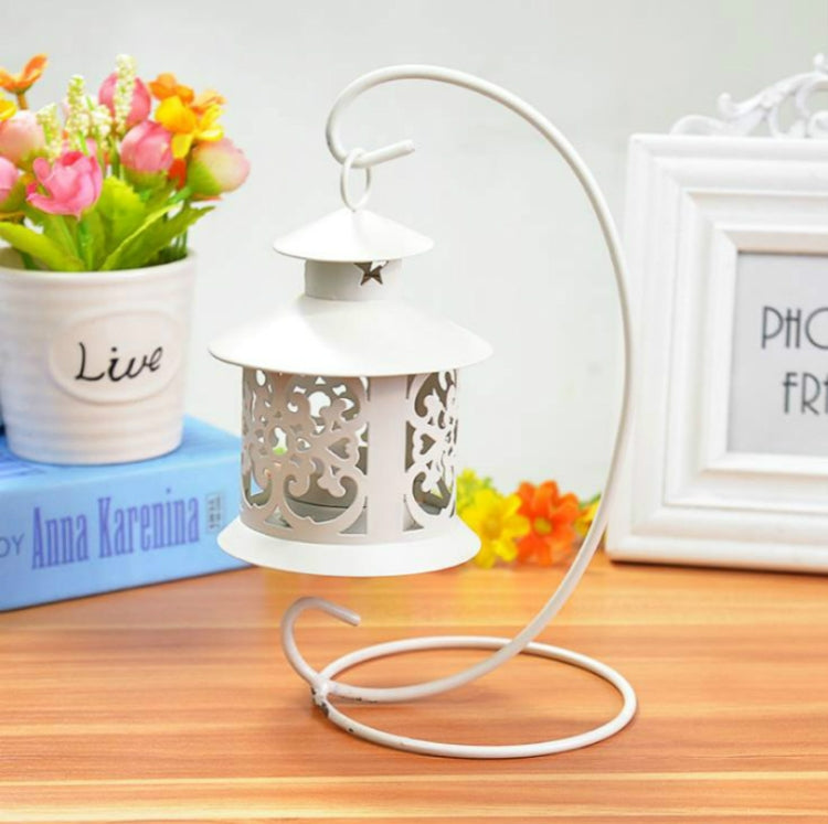 Hollow Retro Elegant Wedding Candlestick Wrought Iron Crafts Home Decoration Shooting Props