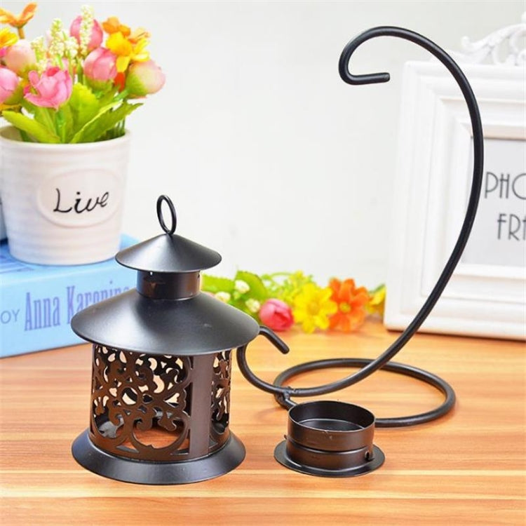 Hollow Retro Elegant Wedding Candlestick Wrought Iron Crafts Home Decoration Shooting Props