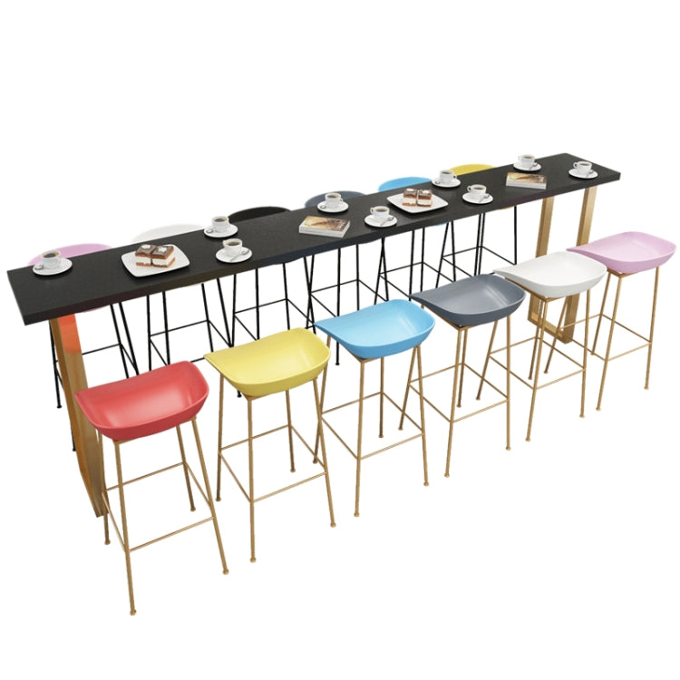 Chairs Bar Iron Family Creative Milk Tea Shop Cafe Counter, Size: 43x43x75cm