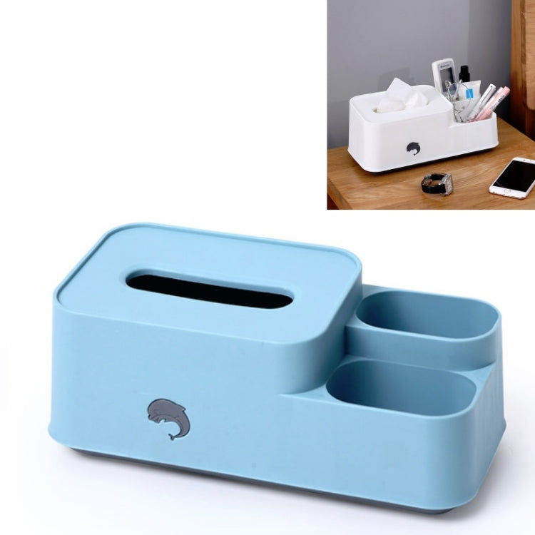 3 PCS Household Living Room Tissue Box Multifunctional Storage Box