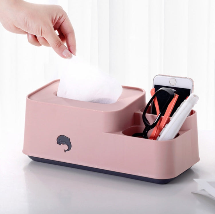3 PCS Household Living Room Tissue Box Multifunctional Storage Box
