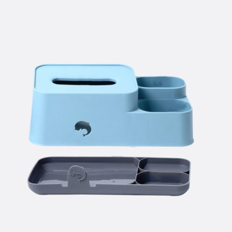 3 PCS Household Living Room Tissue Box Multifunctional Storage Box