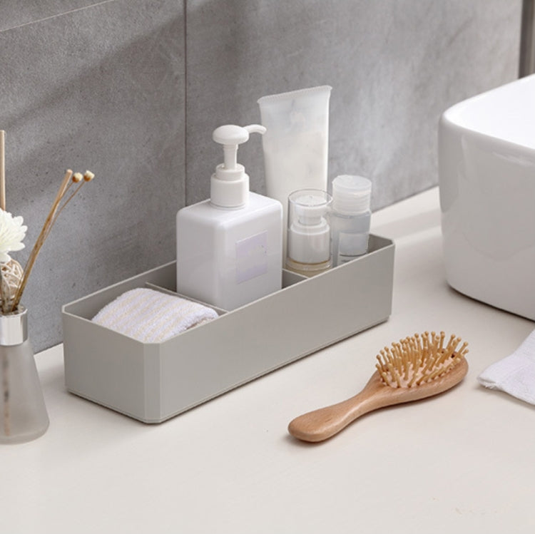 3 PCS Desktop Partition Cosmetics Storage Box Debris Finishing Box Dustproof Cotton Swab Cotton Storage Box Random Color