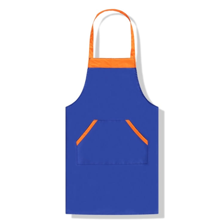 Solid Color Polyester Home Apron Antifouling Simple Adult Apron