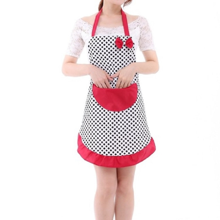2 PCS Home Kitchen Cooking Simple Bow Lace Apron
