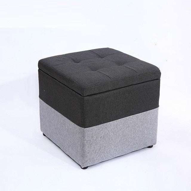 Creative Retro Storage Stool Home Fabric Stool Storage Stool