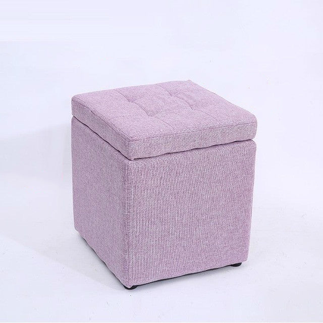 Creative Retro Storage Stool Home Fabric Stool Storage Stool