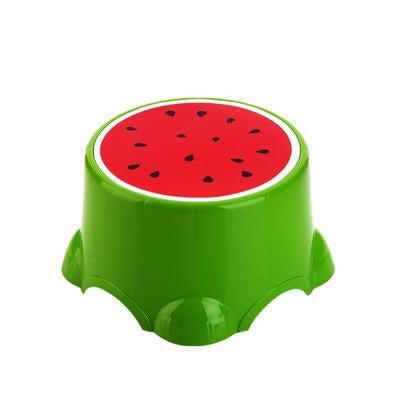Lovely Stools Fruit Pattern Living Room Non-slip Bath Bench Child Shoes Stool, Size:31.7x24x21cm