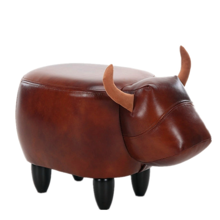 Creative Simple Calf Shape Living Room Sofa Foot Chair Cloth Package Wooden Stools Storage Chairs