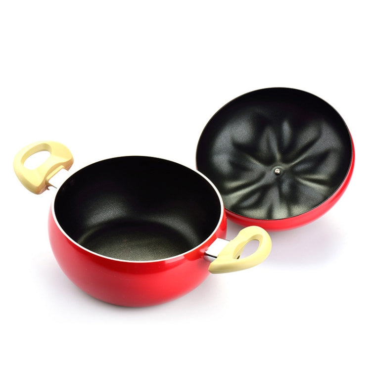 Creative Cute Tomato Shaped Pot Complementary Food Non-stick Frying Pan Cooker Universal, Style:Soup Pot