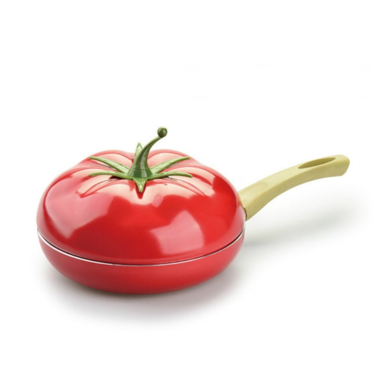 Creative Cute Tomato Shaped Pot Complementary Food Non-stick Frying Pan Cooker Universal, Style:Pot Set