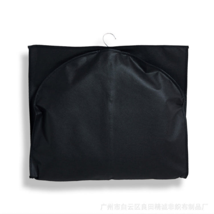 Non-woven Suit Hanger Bag Dust Cover(Black)