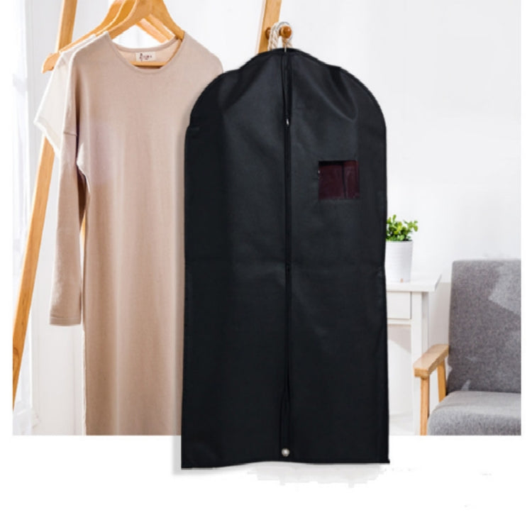 Non-woven Suit Hanger Bag Dust Cover(Black)