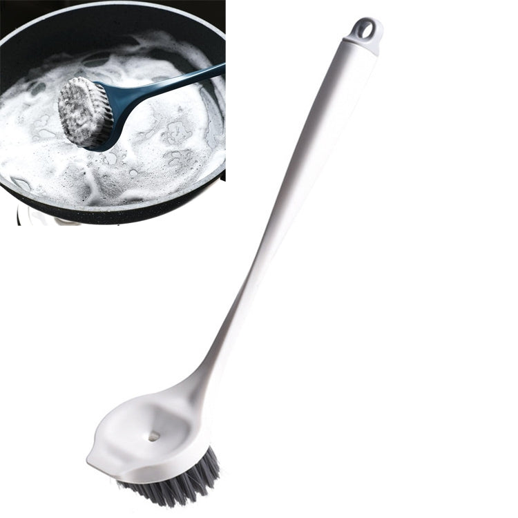 Kitchen Cleaning Non-stick Oil Small Waist Wash Pot Brush with Long Handle Brush