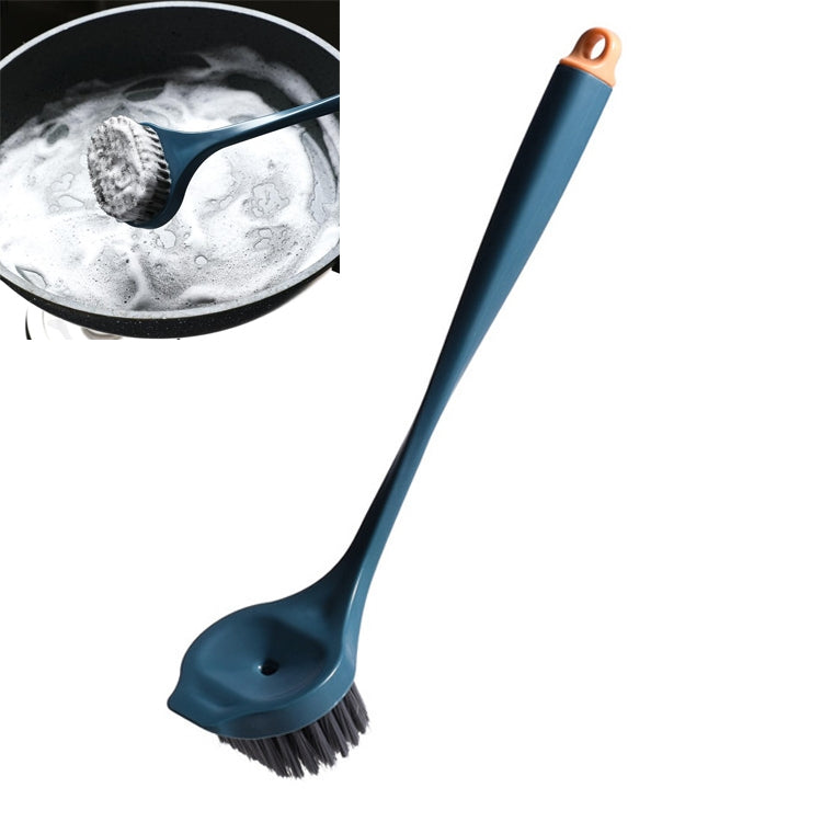 Kitchen Cleaning Non-stick Oil Small Waist Wash Pot Brush with Long Handle Brush