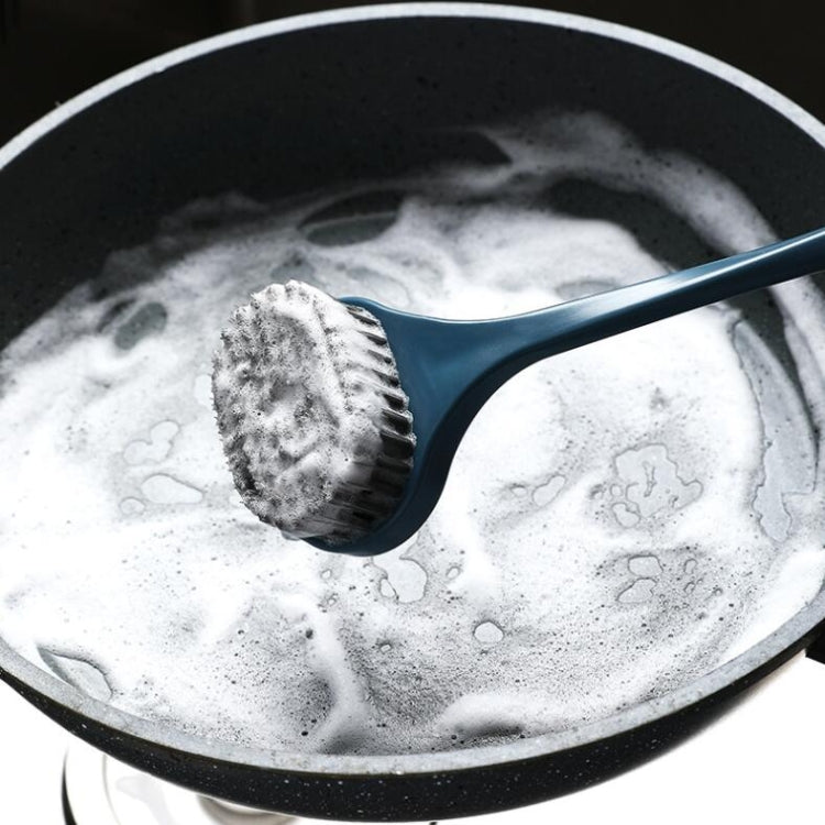 Kitchen Cleaning Non-stick Oil Small Waist Wash Pot Brush with Long Handle Brush