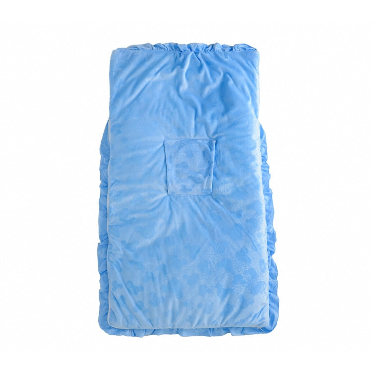 Autumn and Winter Models Thicken Baby Sleeping Bag Cartoon Embroidery Baby Stroller Accessories