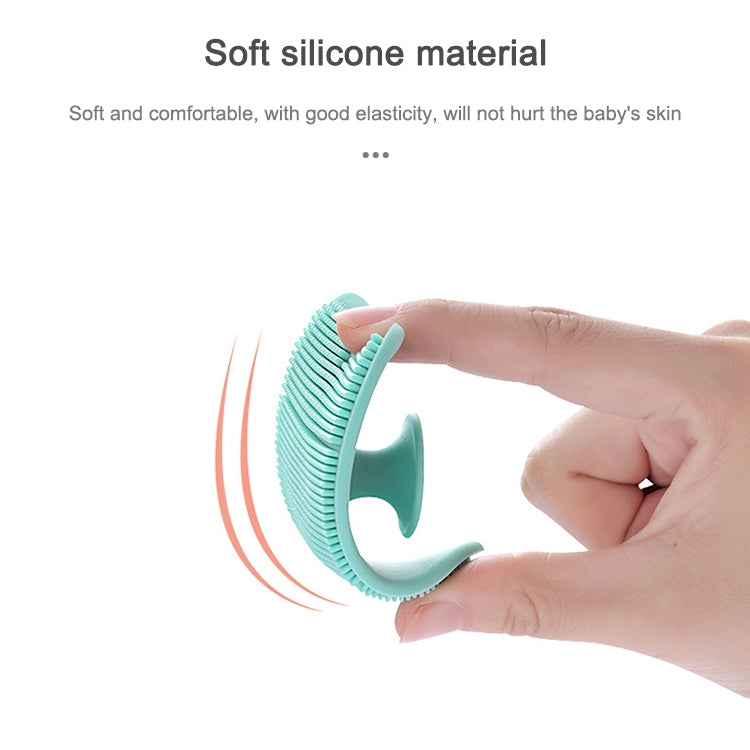 Baby Silicone Shampoo Brush Soft and Comfortable Baby Shower Massage Brush Infant Care Products