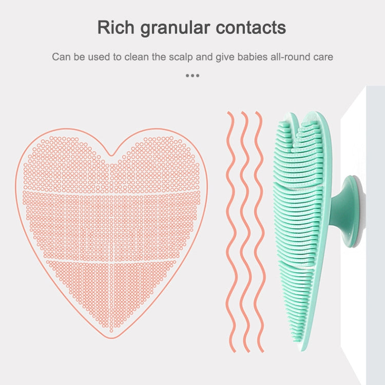 Baby Silicone Shampoo Brush Soft and Comfortable Baby Shower Massage Brush Infant Care Products
