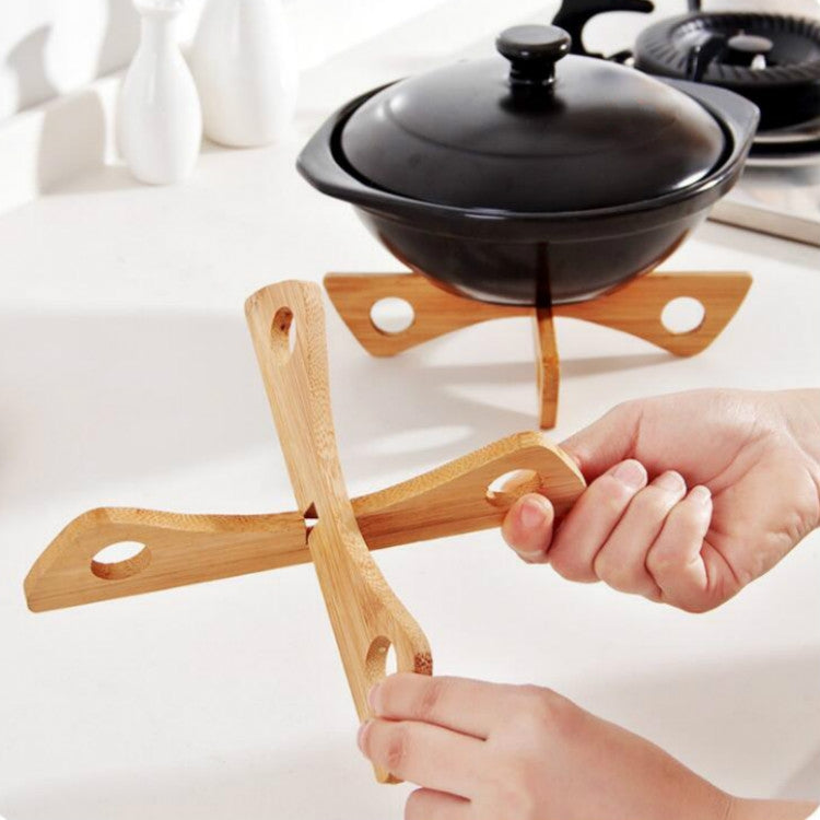 Tray Rack Detachable Wood Table Mat Kitchen Pot Heat Insulated Cooling Dish Potholders Gadget Holder