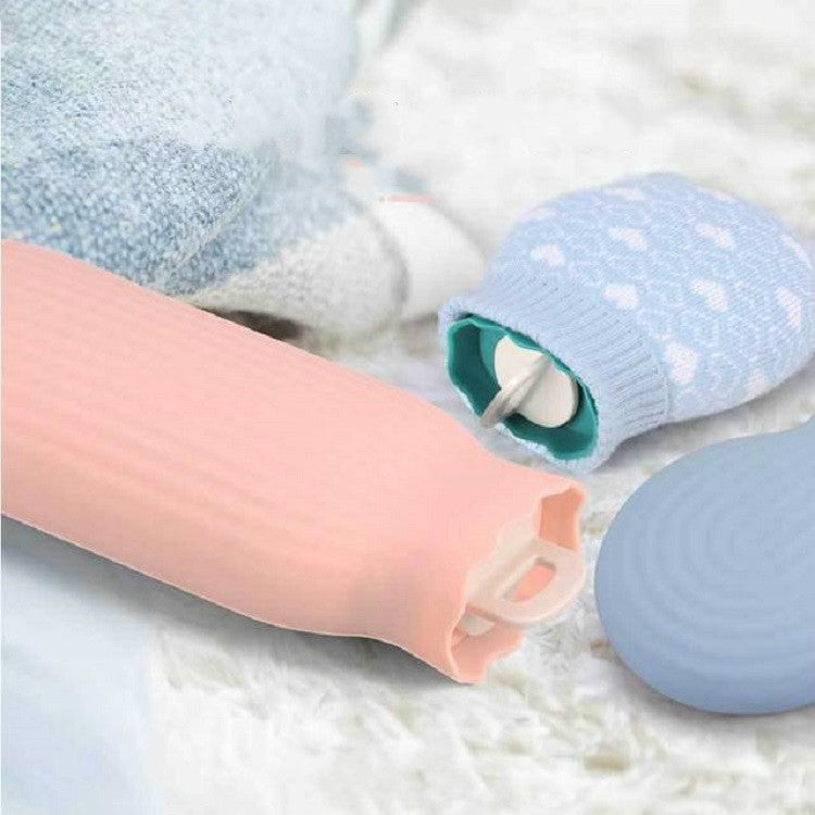Silicone Water Filling Hot Water Bottle Bag Mini Portable Hand Warmer, Specification:Small 240ml