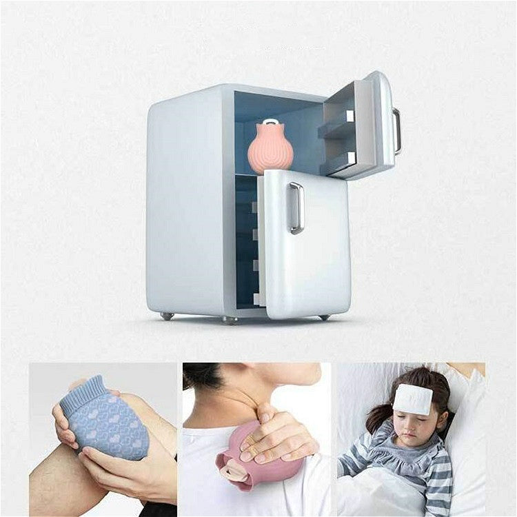 Silicone Water Filling Hot Water Bottle Bag Mini Portable Hand Warmer, Specification:Small 240ml